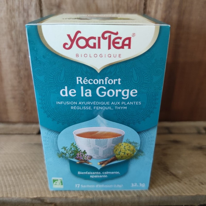 Yogi Tea Réconfort de la Gorge 17 Sachets Infusion