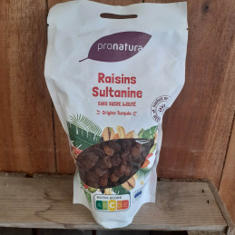 Raisins sultamine bio - 250 gr